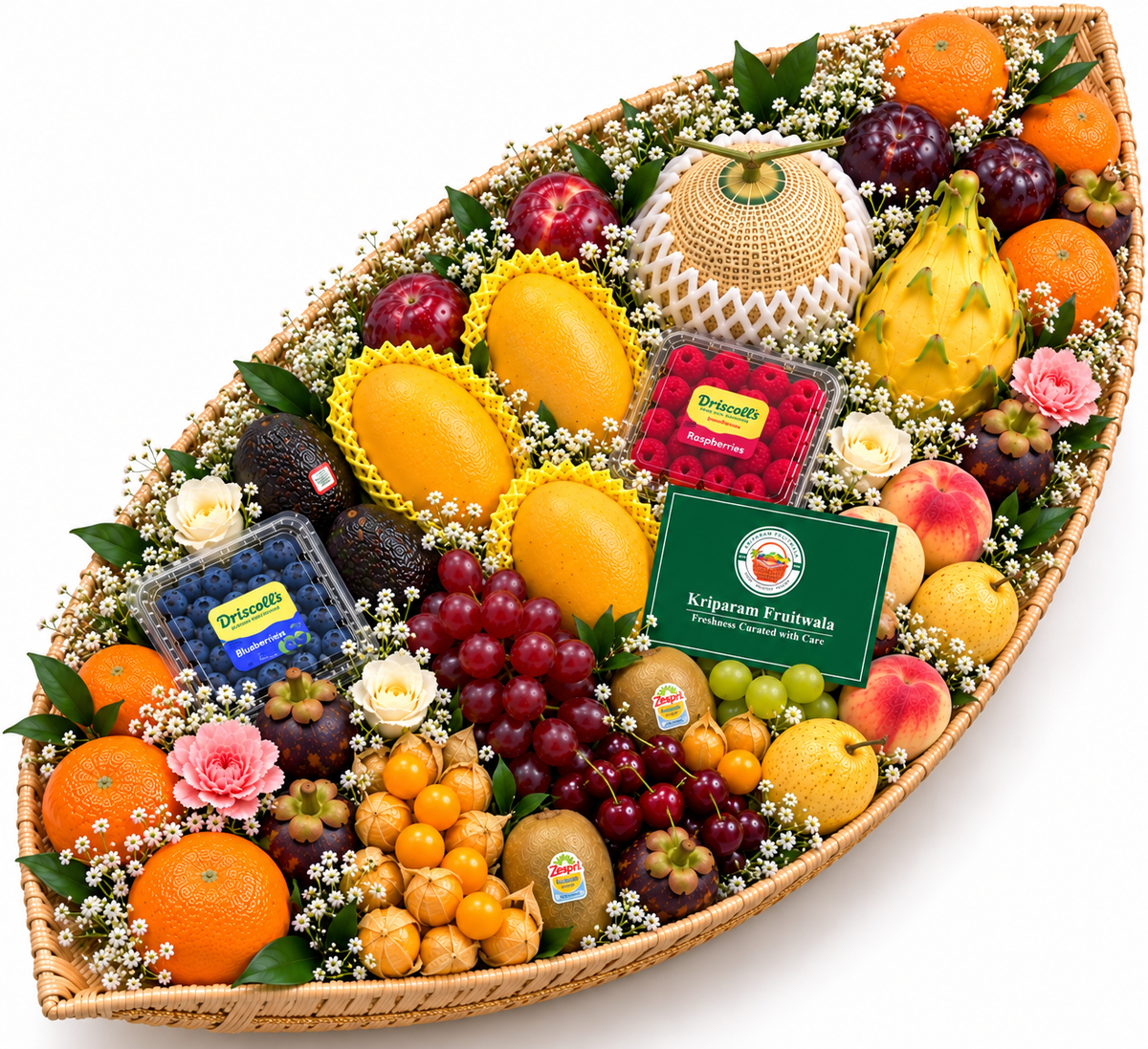 The Exotic Harvest Boat Basket