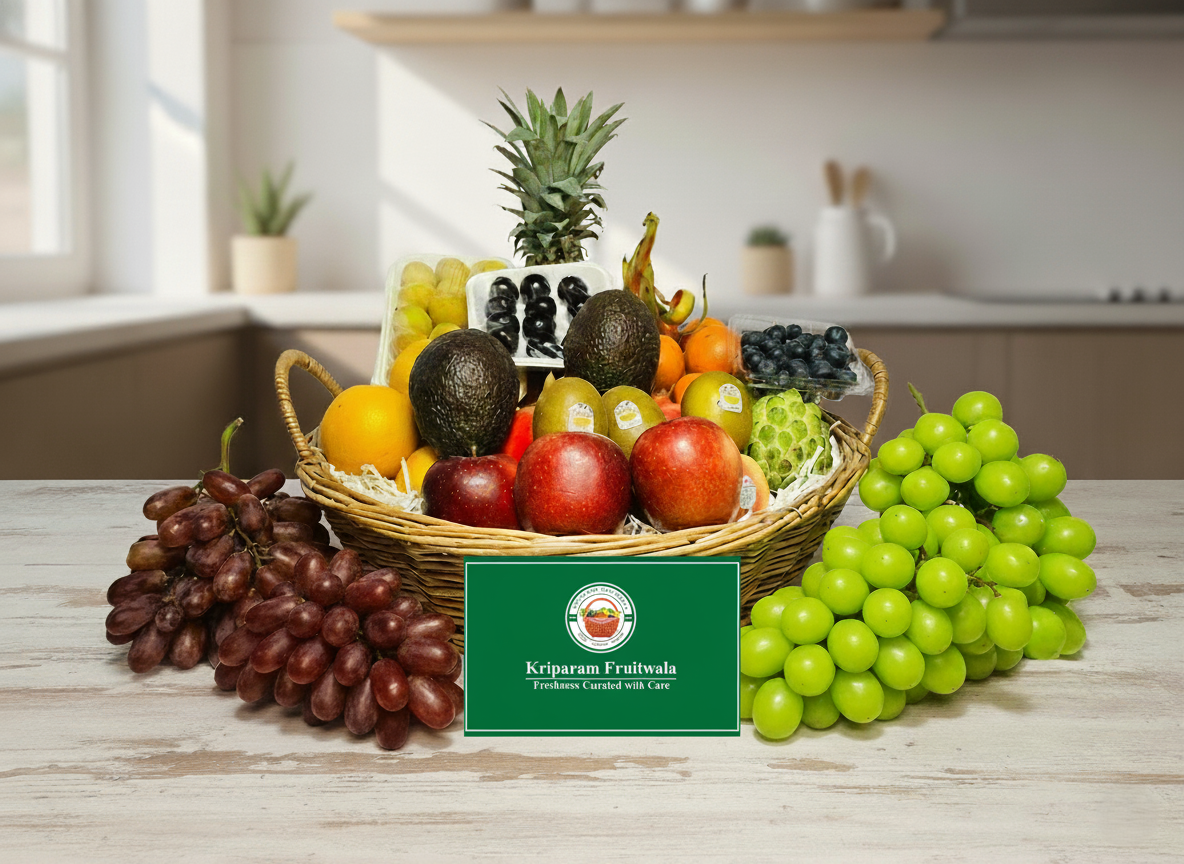 The Signature Harvest Basket – Luxury Fresh Fruits Collection