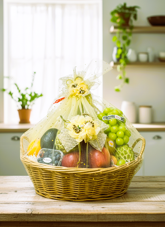 The Signature Harvest Basket – Luxury Fresh Fruits Collection