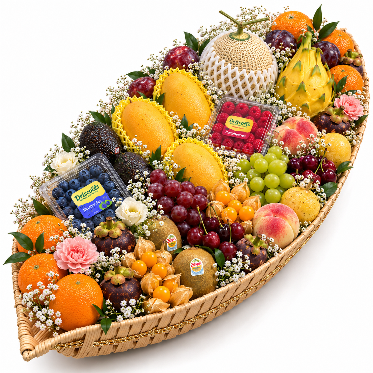 The Exotic Harvest Boat Basket